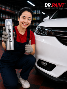 Sơn Xóa Vết Xước xe Ô tô VINFAST VF3 màu Xanh Lá Nhạt mã màu C4E - URBAN MINT chính hãng DR.PAINT Dạng Bình Xịt