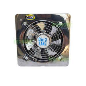 7 blade 6/7/8/10/12 inch Exhaust Fan high-power Stainless Steel all-metal Ventilating fan Suction fan for kitchen air purification Rust preventive