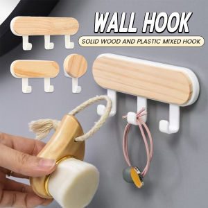 Ellebreen Multifunction Hook 1Pcs Punch-free Kitchen Wall Hanging Viscose Hook Organizer Hooks
