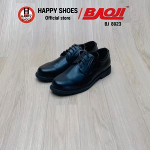 [🥇บาโอจิแท้100%🔢ไซส์39-46🆓ฟรี...ถุงเท้า 1 คู่] BAOJI รองเท้าคัทชูชาย รองเท้าหนังหุ้มส้น รองเท้าทางการชาย รุ่น BJ8023 หล่อเท่ หนังนุ่ม สบายเท้า