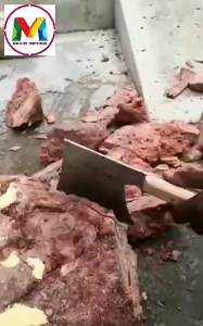 JcTop 600g Heavy Duty Bone Cleaver Axe Butcher Knife Meat Chopper/ Kapak Pemotong Tulang Daging