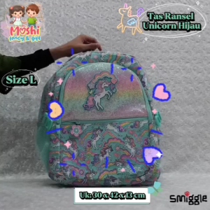 Tas Ransel Unicorn Anak Perempuan Size SD SMP