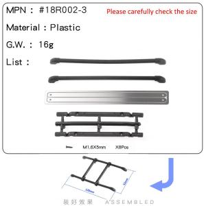 Giá Đỡ Khoang Hành Lý Trên Nóc Xe Phụ Kiện Trang Trí Vỏ Xe Cho 1/18 Traxxas TRX-4M 1/24 Trục SCX24 FMS24 RC Xe Bánh Xích