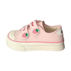 รองเท้าผ้าใบผู้หญิง Warri Magic Stick ลายสก็อต ทรงหนา ระบายอากาศได้ดี ทรงหัวมน พื้นยาง สวมใส่สบาย ฤดูใบไม้ร่วง 2025