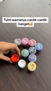 Cat Lukis Cat Air Akrilik Cet Melukis Anak Mewarnai Paint Watercolor 10 warna Painting Art Acrylic