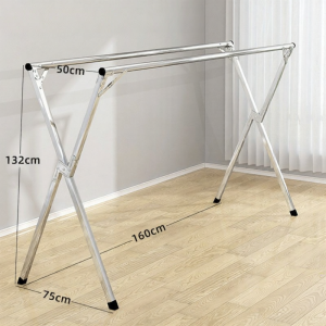 New Folding Windproof Heavy Duty Clothes Drying Rack