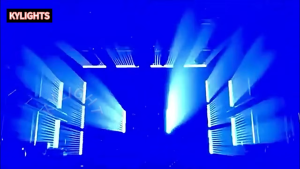 KAIY 10 LED Moving Head Light Bar 400W Scanning Beam Wash Light DMX512 Stage Lights for Disco Party Events
