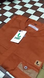 Baju Muslim Pasangan Ayah dan Anak Lengan Pendek Motif Polos Katun Toyobo Branded Luthfi Muslim Wear