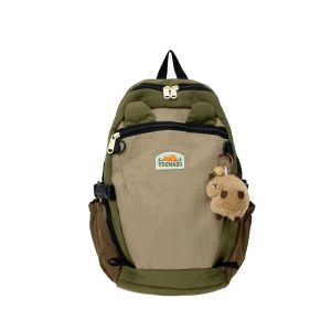 กระเป๋าเป้สะพายหลังเด็กน่ารักพร้อมจี้ น้ำหนักเบา กระเป๋าเป้สะพายหลังแบบสะพายไหล่สำหรับเด็กอนุบาล กระเป๋าเป้สะพายหลังสำหรับเด็กอนุบาล