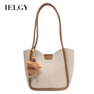IELGY Ladies Korean Version Retro Large Capacity Class Commuter Shoulder Bag Fashion Tote Bag