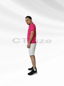 Kaos Kerah Cowok/Pria Dewasa | Polos | Lengan Pendek | Katun Polyester