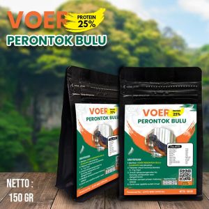 VOER PERONTOK BULU BURUNG | PERCEPAT MABUNG | GAGAL MABUNG | JOYO VOER PERONTOK BULU (MABUNG) PROTEIN 25% 300 GR (SEMUA JENIS BURUNG)
