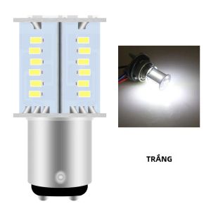 2 Chiếc 1157 BAY15D LED Đèn Phanh Xe Máy 30SMD Nhấp Nháy DRL Đèn Báo Nước Chảy Đỏ Trắng Xanh Đuôi Bóng Đèn