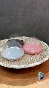 (Isi 50 Pcs) Mika Puding Mini Bulat / Tray Mooncake - Mika Mochi - Cupcake