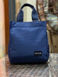 Fashion Lunch Box Handbag Lunch Box Bag out Bag Carrying Lunch Bag Oxford Cloth Waterproof Lunch Box Bag Handbag Men