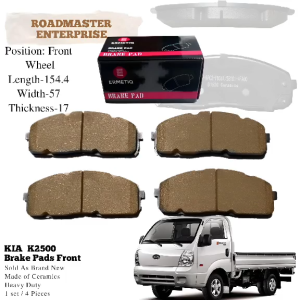 Kia K2500 2008 Up Ceramic Front Disc Set Brake Pad / Brake Pads Heavy Duty 58101-4FA00 ( car accessories )