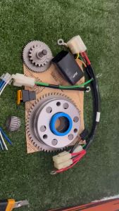 ชุดแปลงสตาร์ทมือ พร้อมอุปกรณ์ ไม่ต้องเปลี่ยนแม่เหล็ก W125R W125S ดรีม125 W125x nice-125 ปลาวาฬ