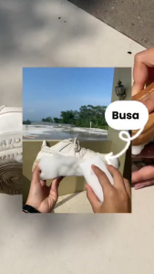 Bisop - Pembersih Sepatu Putih Tanpa Air Sabun Cuci Sepatu Tanpa Bilas Foam Pembersih Serbaguna