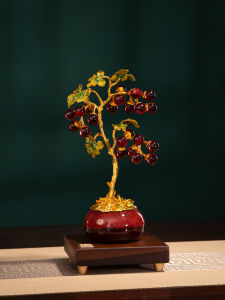 BAOTISEN | Prosperity Feng Shui Tree Enamelware Decorative Artwork