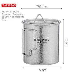 Rover Camel | Titanium Folding Travel Cup