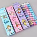 12pcs/Box Cartoon Labubu Pencil Writing Drawing Sketch Student Stationery HB Rubber Pencil Cartoon Student Stationery Prizes. 