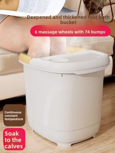 COLORFUL SUMMER DRESS | Heated Massaging Foot Soaking Bucket with Wheels