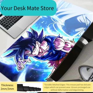 Bandai | Mouse Pad Large Rubber PC Computer Gaming Accessories Mousepad DBZ Dragon Ball Z Desk Mat Locking Edge Gamer Carpet