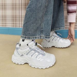 Thick-soled ugly cute big-headed dad shoes womens 2024 spring and summer new mesh breathable sports sandals womens casual shoes