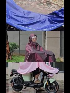 QUANYAN | Rainproof Thick Raincoat for Electric Scooter and Motorcycle