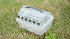 Goture | Goture Fishing Line Storage Box Slots Fishing Line Case Clear Visibility Fishing Line Organizer Silicone Holes Line Spool Box