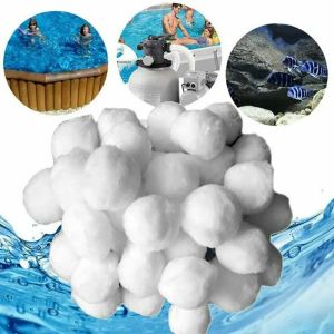 200/300/500/700g Swimming Pool Filter Cleaning Balls Water Purification Fiber Sewage Treatment Fish Tank Filter Cotton Balls