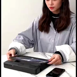 F12 6D 12inch Mobile Phone Screen Amplifier Magnifier Stereo Bluetooth Speaker Rechargeable Besarkan Skrin
