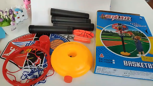 Indoor Basketball Hoop For kids Toy Basketball Ring For Room Folding Dunk Rebound With Ball