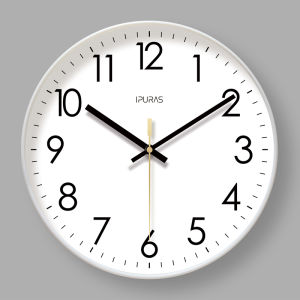 Classic Old Style Quartz Wall Clock with Calendar for Living Room Silent Modern Simple Atmosphere Home Decor round Shape Clock