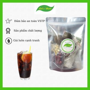 Trà sâm bí đao hạt chia Lets Nuts túi 400g nấu được 25-30 ly giúp giải nhiệt thanh mát cho mùa hè
