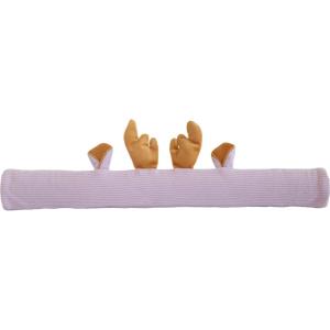 Cartoon Infants Strollers Handle Cover Remove Protects Strollers Rod Enhances Grip Comfort Soft Corduroy Fabric Handle Cover