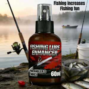 Fishing Lure Enhancer Spray Pro Anglers Choice Fishing Lure Enhancer - 60ml Liquid Attractant for Enhanced Bait Performance