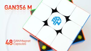 【GAN Official Store】GAN 356 M 3x3 Magnetic Speed Cube Stickerless GAN 356 ME Magic Cube Education Puzzle Toy For Kids