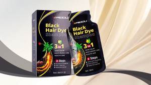 30ml Hair Dye Shampoo 3in1 Darkening Hairs Instant Gray To Black Polygonum Multiflorum Natural Coloing Cover for Women