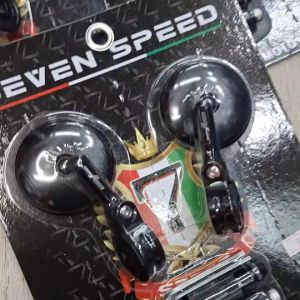 7Speed กระจกปลายแฮนด์ Honda Giorno Click160 กระจกกลม #Kamuii #sevenSpeed #7Speed