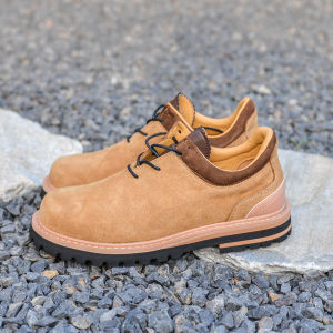 American Retro Work Style Derby Shoe Leather