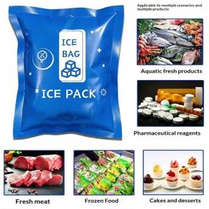 Reusable Self-suction Ice Packs Portable Small Cooler Gel Ice Bags Lunch Box Cooler Bag Outdoor Travel Food Fresh Keep Ice Pack