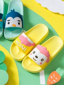 Dép Trẻ Em Home Story Mùa Hè Ngoài Trời Trong Nhà Đế Mềm Chống Trượt Dễ Thương Dép Lê PVC Thoáng Khí Thoải Mái Cho Trẻ Em