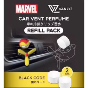 VANZO Marvel Series Car Vent Perfume 4gx2 Thor Captain America Iron Man Spiderman Hulk Wolverine Deadpool