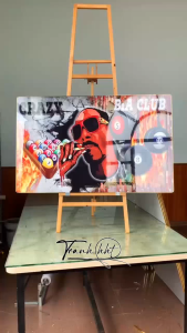 Tranh Bida Billiard tráng gương 11