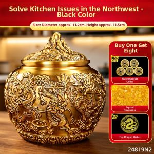 FENGSHUIGE | Five-Element Soil Brass Gourd Mini Ornament