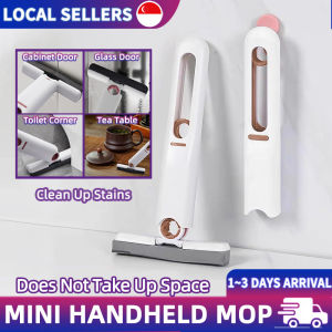 Bathroom Kitchen Desktop Folding Mini Mop Multipurpose Mini Sponge Mop Portable Mop High Absorption Sponge Dry And Wet Mop