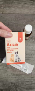 Five Azicin - Trị Nhiễm Khuẩn Đường Hô Hấp Tiêu Hóa Da Mô Mềm cho Chó Mèo