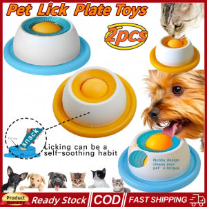 Aitemay Pet Lick Mat Lick Toys Yogurt Licking Plate Slow Feeder for Dogs & Cats - Interactive Snack Bowl Promotes Dental Health
