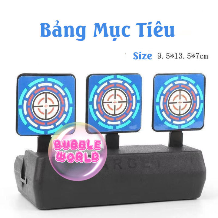 Bia tập bắn đồ chơi 3 mục tiêu, đồ dùng tập luyện ngắm bắn | Lazada.vn